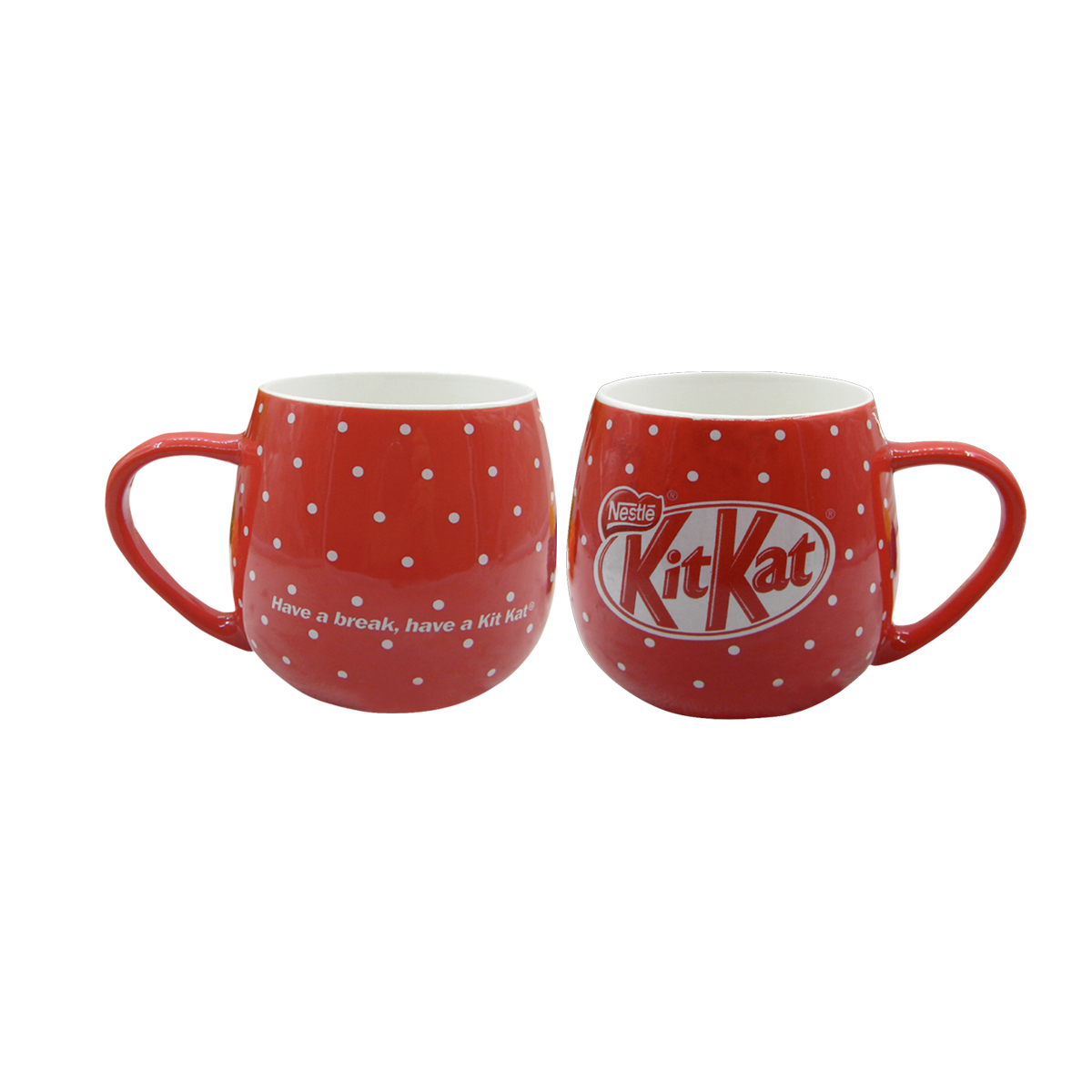 Customised Round Promotional Ceramic Mug (350ml)